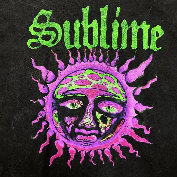 Sublime Glow In The Dark 40 Oz To Freedom Rock tshirt size Medium - Picture 2 of 4
